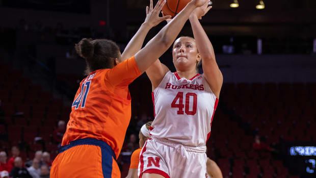 Alexis Markowski 2023-24 Nebraska WBB vs Illinois